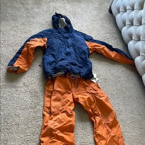 Burton Orange and Blow Snow Set